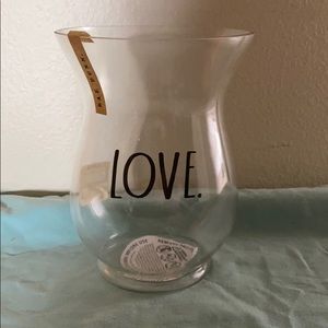 Love vase Rae Dunn